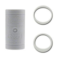 Turbo Grips Ms Quad Soft Mesh/Oval Lift White