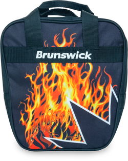 Brunswick Spark Single Tote Flames Bowling Bags