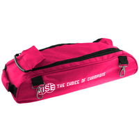 Vise 3 Ball Add-On Shoe Bag-Pink Bowling Bags