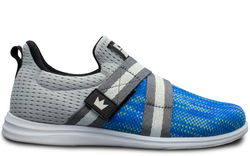 Brunswick Womens Versa Blue/Silver Bowling Shoes