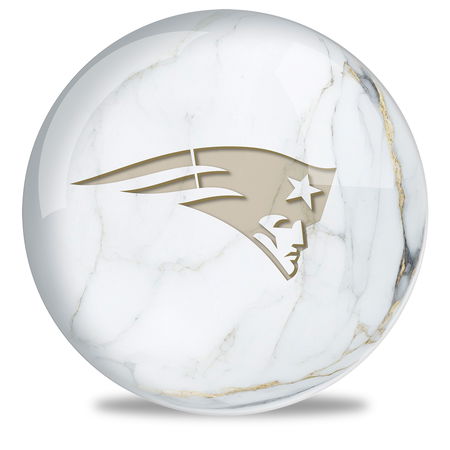 OnTheBallBowling NFL New England Patriots Marble Ball Main Image