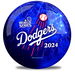 OnTheBallBowling 2024 World Series Champions Los Angeles Dodgers Ball Alt Image