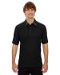 Review the Ash City Mens Sonic Performance Polo Black Silk