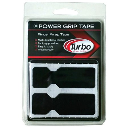 Turbo Power Tape Pre Cut Finger Tape Black 30/Pkg Main Image
