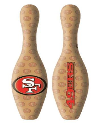 OnTheBallBowling NFL San Francisco 49ers Bowling Pin Main Image