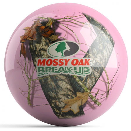 OnTheBallBowling Mossy Oak - Pink Camo Bowling Ball Main Image