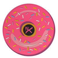 KR Strikeforce Round Shammy Leather Pad Donuts