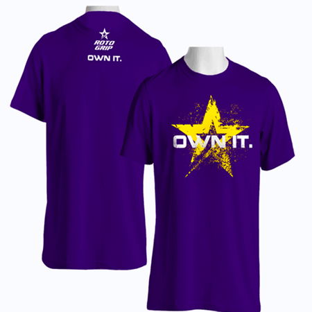 Roto Grip Mens Own It T-Shirt Purple Main Image