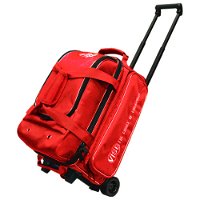 Vise 2 Ball Economy Roller Red Bowling Bags