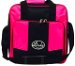 Review the Linds Laser Basic Single Tote Black/Hot Pink