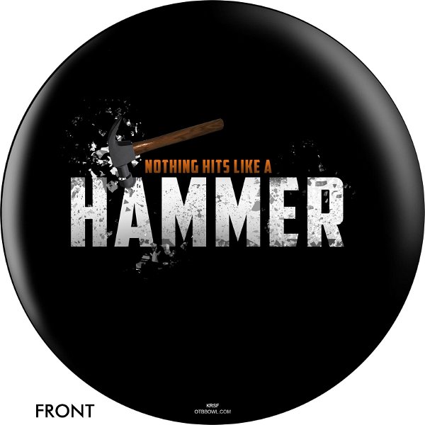 OnTheBallBowling Logo Ball - Hammer Tagline Main Image