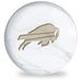 Review the OnTheBallBowling NFL Buffalo Bills White Marble Ball