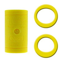 Turbo Grips Quad Soft Power Lift/Oval Mesh Insert Yellow