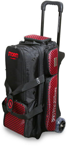 Storm Rolling Thunder 2 Ball Roller Bowling Bag with Wheels Color Platinum