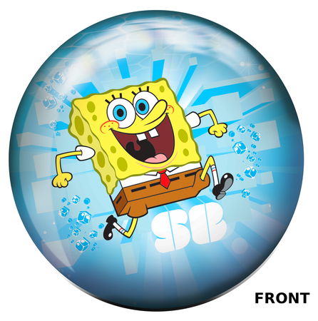 Brunswick Sponge Bob Blue Viz-A-Ball Main Image