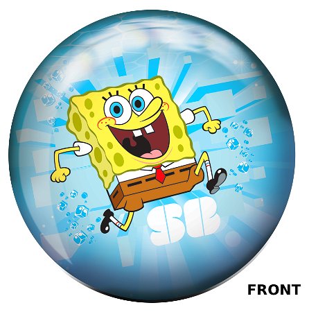 Brunswick Sponge Bob Blue Viz-A-Ball Main Image