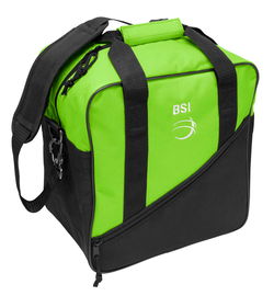 BSI Solar III Single Tote Black/Lime Bowling Bags