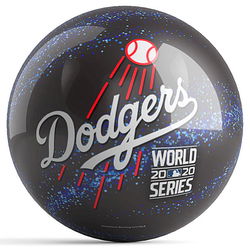 OnTheBallBowling MLB Los Angeles Dodgers 2020 World Series Champs Galaxy Ball Bowling Balls