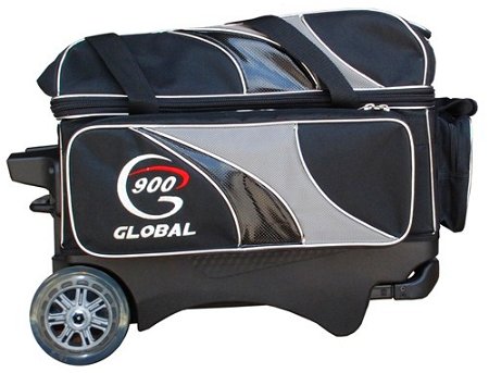 900Global Deluxe 2 Ball Roller Black/Silver Main Image