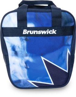 Brunswick Spark Single Tote Indigo Swirl Bowling Bags