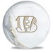 Review the OnTheBallBowling NFL Cincinnati Bengals White Marble Ball