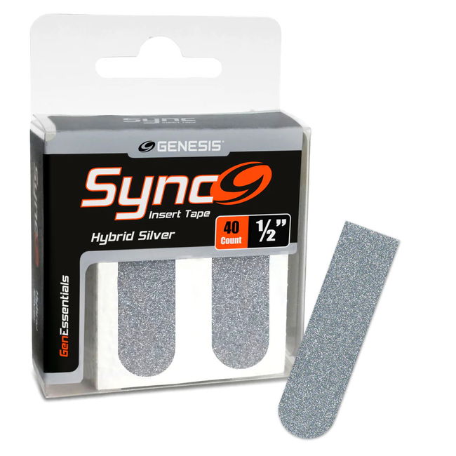 Genesis Sync Silver 1/2" Insert Tape 40ct MAIN Image - Main Image