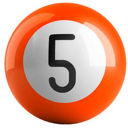 OnTheBallBowling Billiard Orange 5 Ball Bowling Balls