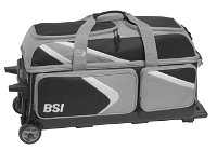BSI Dash Triple Roller Gray Bowling Bags
