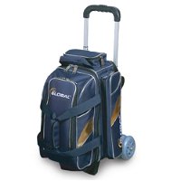 900Global Deluxe 2 Ball Roller Blue/Gold Bowling Bags