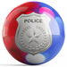 OnTheBallBowling Police Dept Red-Blue Lights Alt Image