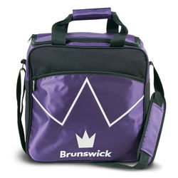 Brunswick Blitz Single Tote Purple Bowling Bags