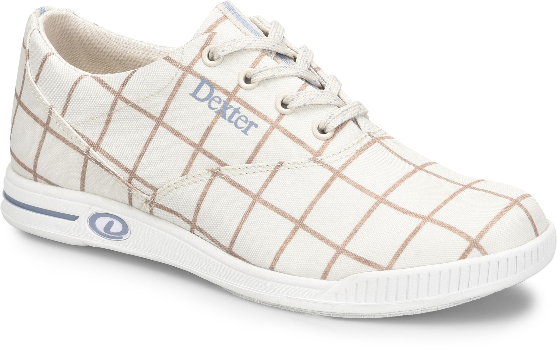 Dexter Womens Kerrie Cream Plaid Bowling Shoes FREE SHIPPING