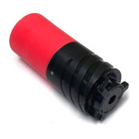 JoPo Twist Inner Sleeve with 1 3/8" Slug Black/Red