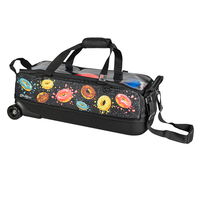 KR Strikeforce Fast Slim Triple Roller Tote Donuts Bowling Bags