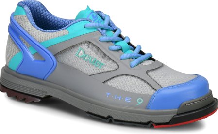 Dexter Womens THE 9 HT Grey/Periwinkle/Aqua Right Hand or Left Hand Wide Width Main Image