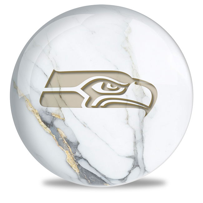 OnTheBallBowling NFL Seattle Seahawks Marble Ball MAIN Image - Main Image
