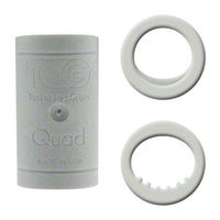 Turbo Grips Quad2 White Inserts MAIN Image