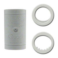 Turbo Grips Quad2 White Inserts