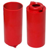 Turbo Switch Grip Empty Inner Sleeve Red 1 1/4" MAIN Image