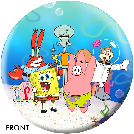 OnTheBallBowling SpongeBob Beach Party Ball Main Image