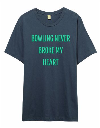 Exclusive Bowling.com Never Broke My Heart T-Shirt Main Image