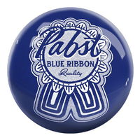 OnTheBallBowling Pabst Classic Ribbon Ball Blue MAIN Image