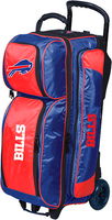 KR Strikeforce NFL Triple Roller Buffalo Bills Bowling Bags