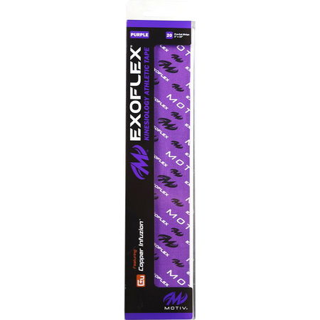 Motiv ExoFlex Kinesiology Pre-Cut Tape Purple Main Image