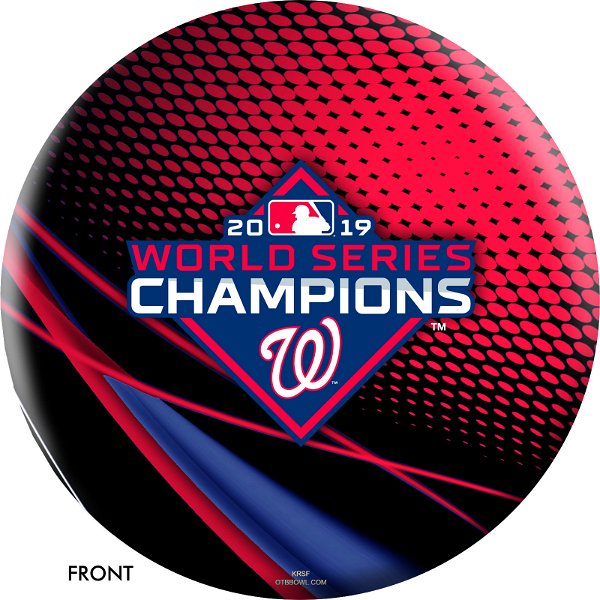 OnTheBallBowling MLB Washington Nationals 2019 World Series Champs Ball Main Image