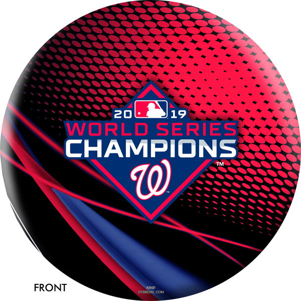 OnTheBall 2019 World Series Champion Washington Nationals Bowling Ball