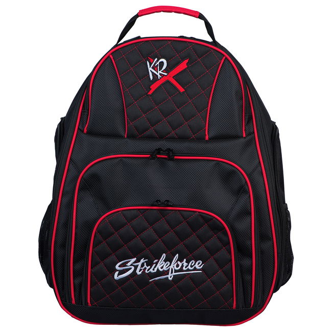 KR Strikeforce Royal Flush Deuce 2 Ball Backpack Black/Red MAIN Image - Main Image