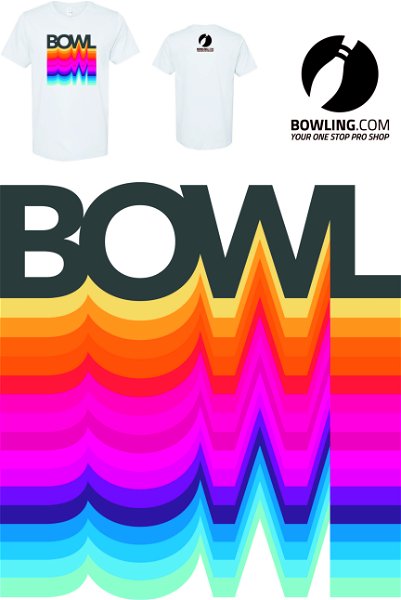 Exclusive Bowling.com Bowl in Color T-Shirt Alt Image