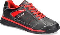 Dexter Mens Ricky IV Black/Red Wide Width Bowling Shoes