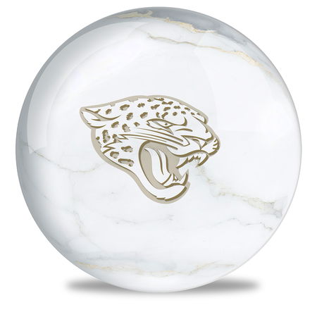 OnTheBallBowling NFL Jacksonville Jaguars Marble Ball Main Image